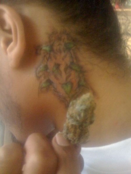 marijuana tattoos. Marijuana Tattoos Get You Jobs
